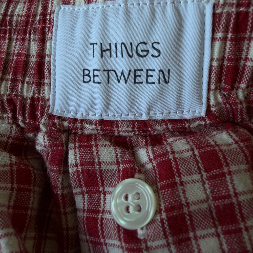 Red Plaid Bottoms